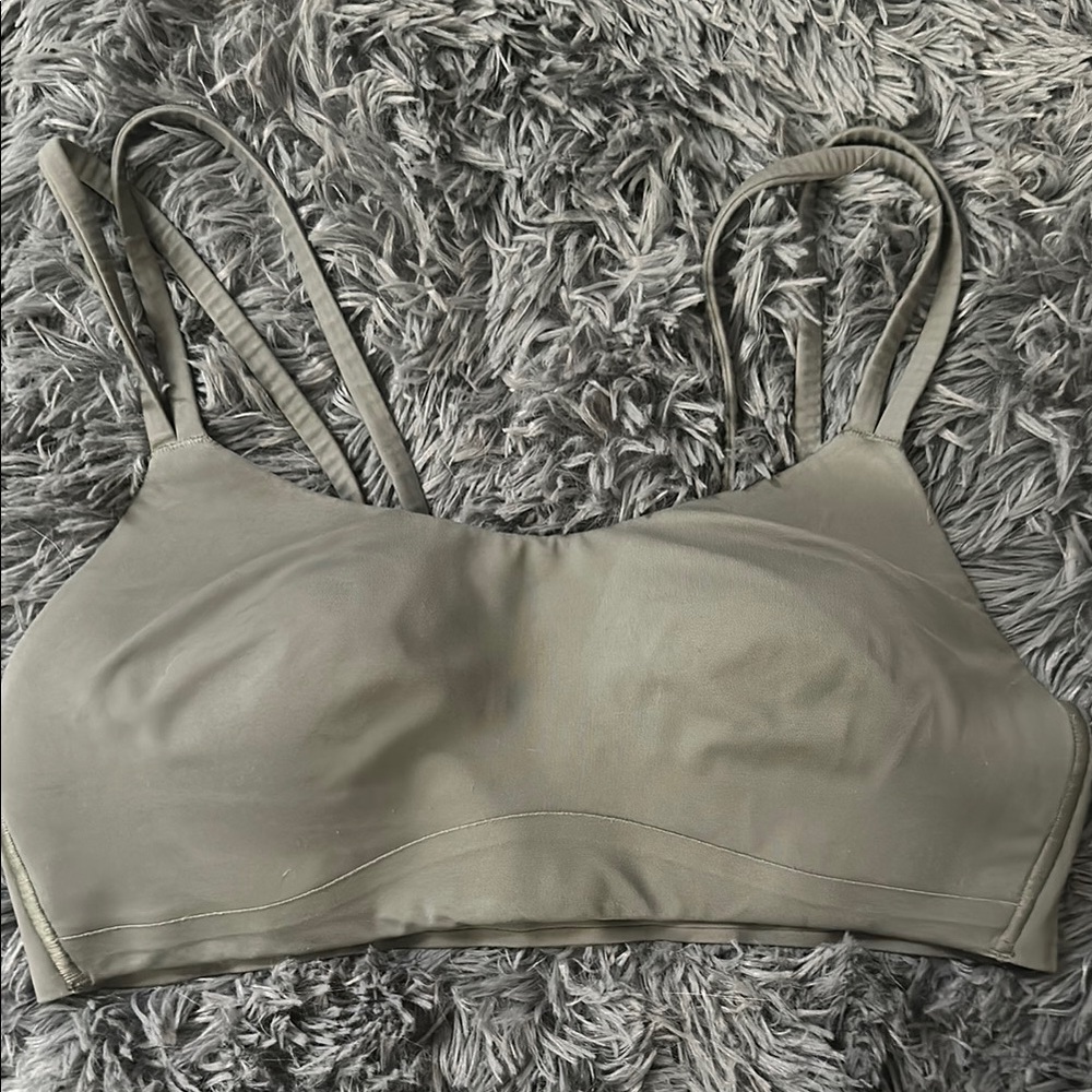 Olive Green Women's Lululemon like a cloud bra